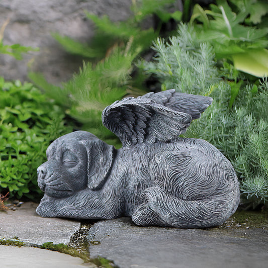 Angel Dog Memorial Statue