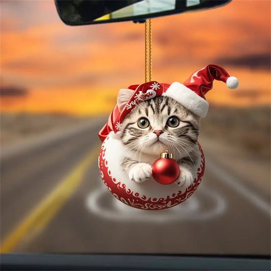 Christmas Countdown Cat Acrylic Ornament Blind Box