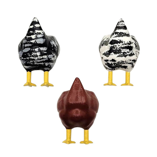 Funny Chicken Butt Fridge Magnet Key Holder