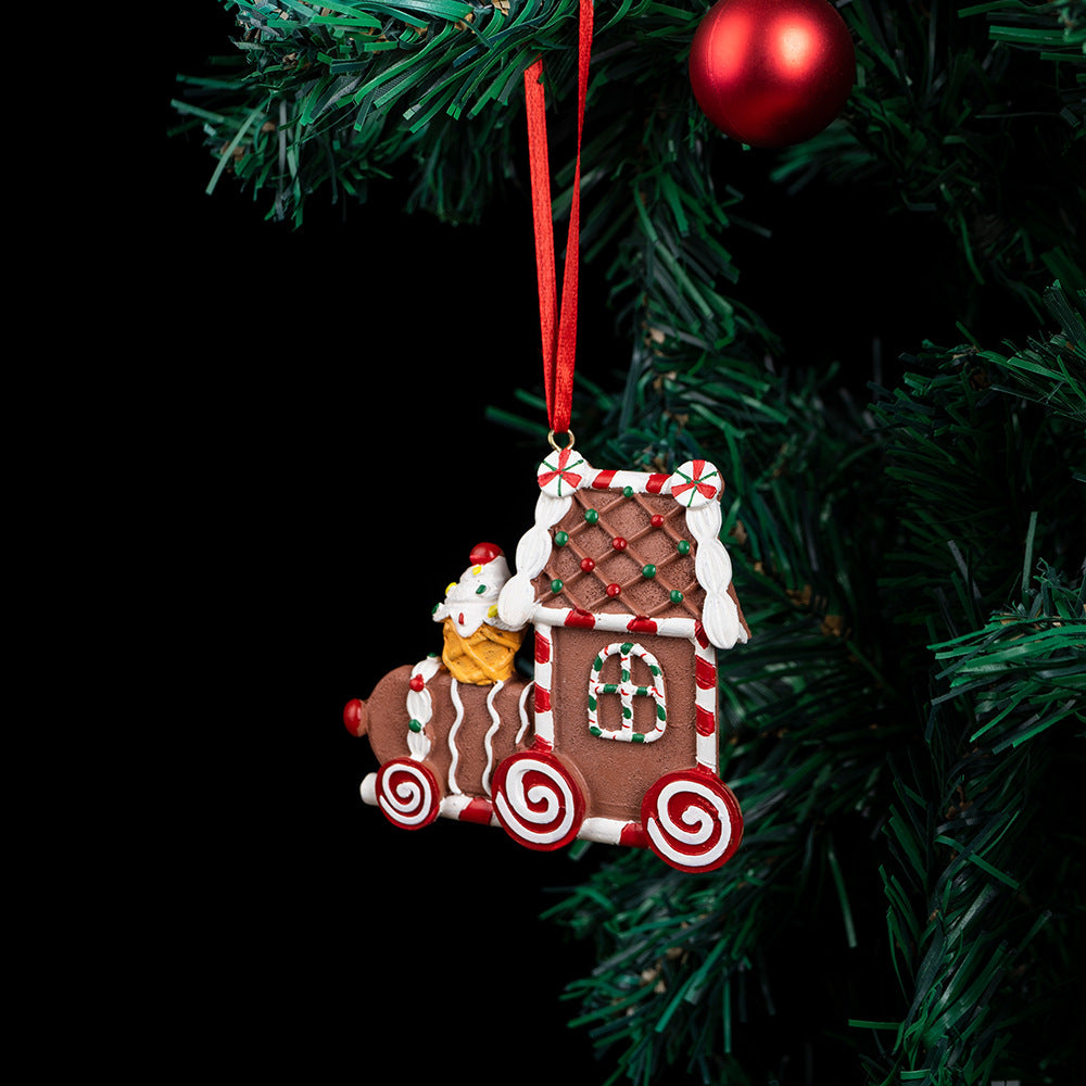 Gingerbread Car Ornament for Christmas Tree Decoration