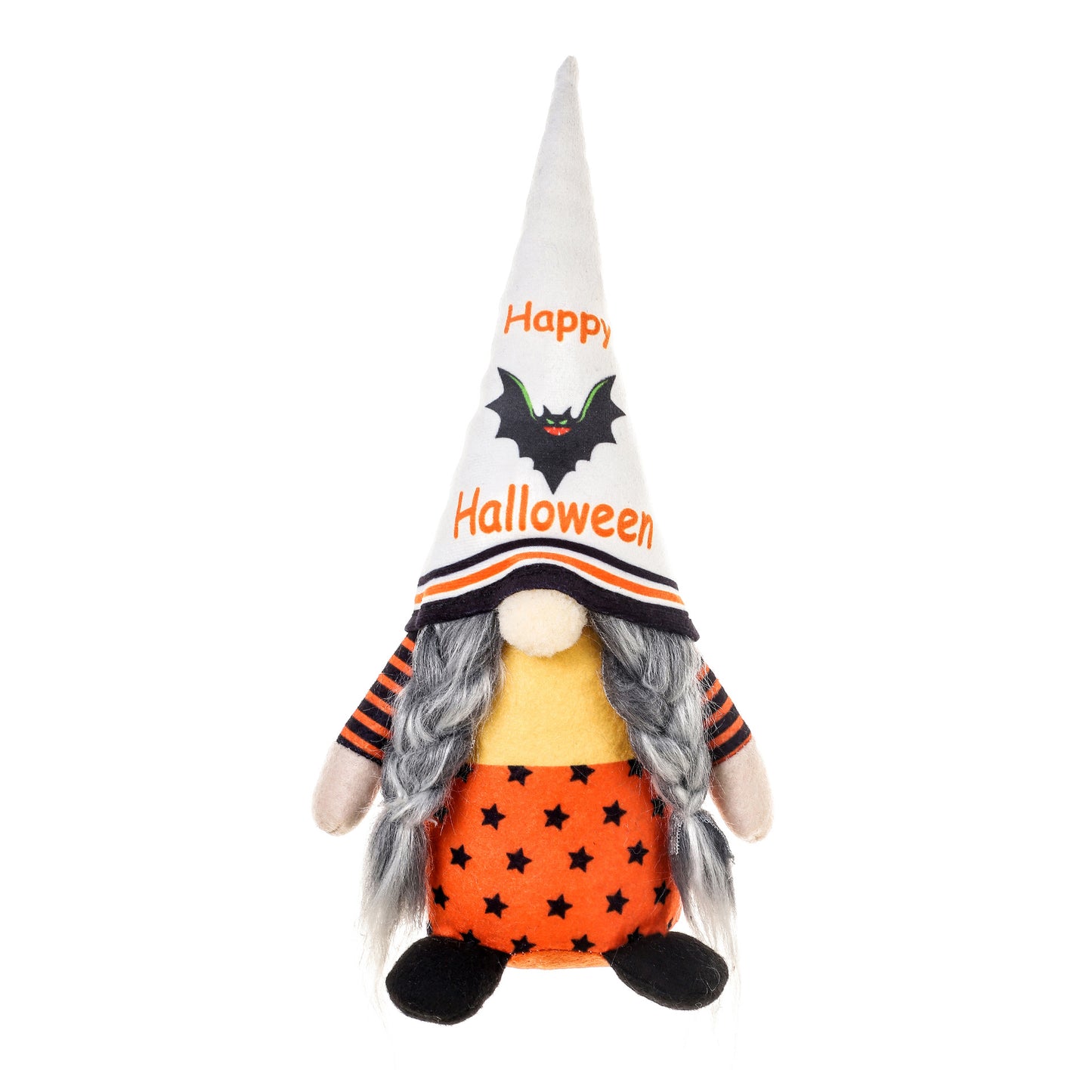 Halloween Braided Hair Faceless Gnome Decor