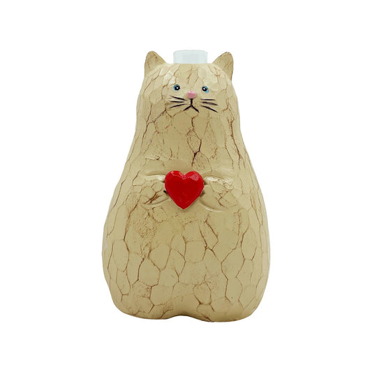 Handmade Resin Cat Vase