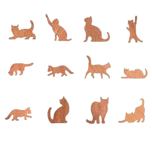 Mini Yoga Stacking Cats Ornament