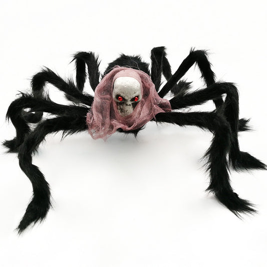 Red Bandana Skull Spider