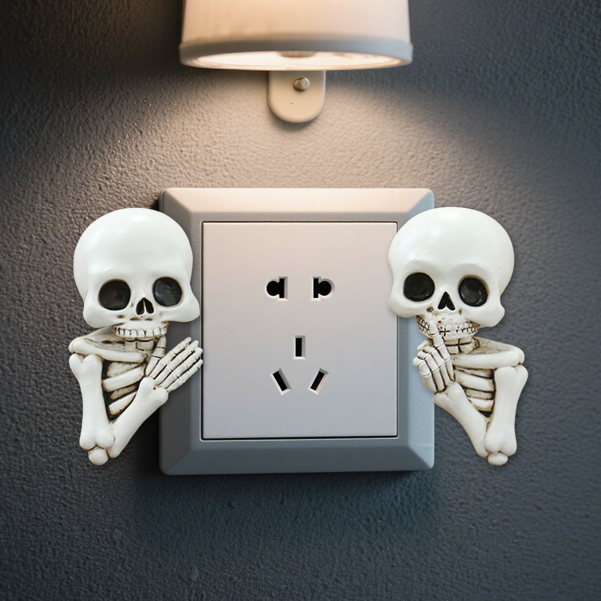 Resin Skull Light Switch Cover Decoration