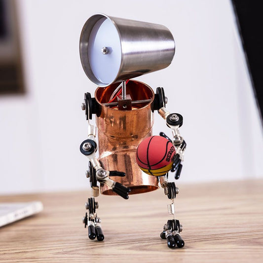 Steampunk Basketball Robot Desk Lamp