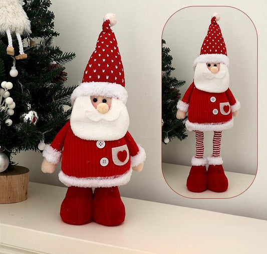 Adjustable Standing Santa Plush Doll