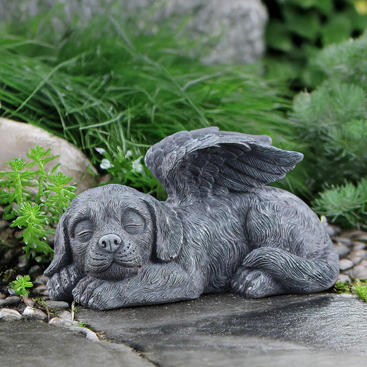 Angel Dog Memorial Statue