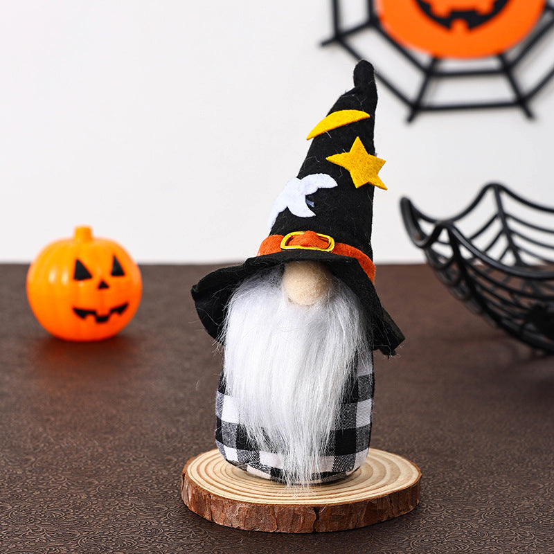 D-Style Halloween Forest Gnome Faceless Doll
