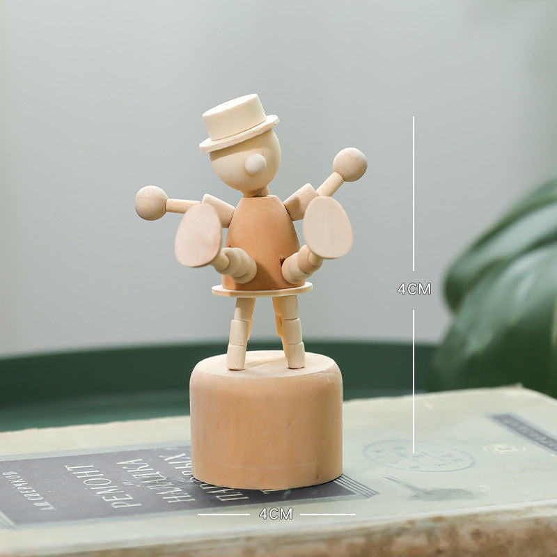 Easter Wooden Puppet Figurine