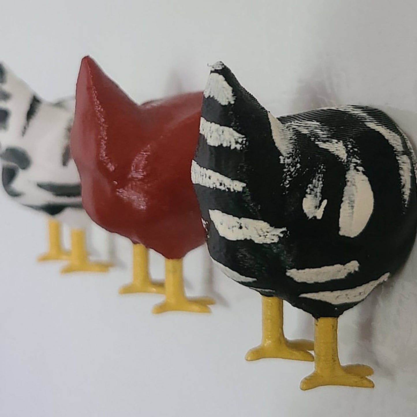 Funny Chicken Butt Fridge Magnet Key Holder