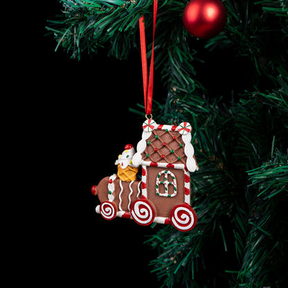 Gingerbread Car Ornament for Christmas Tree Decoration