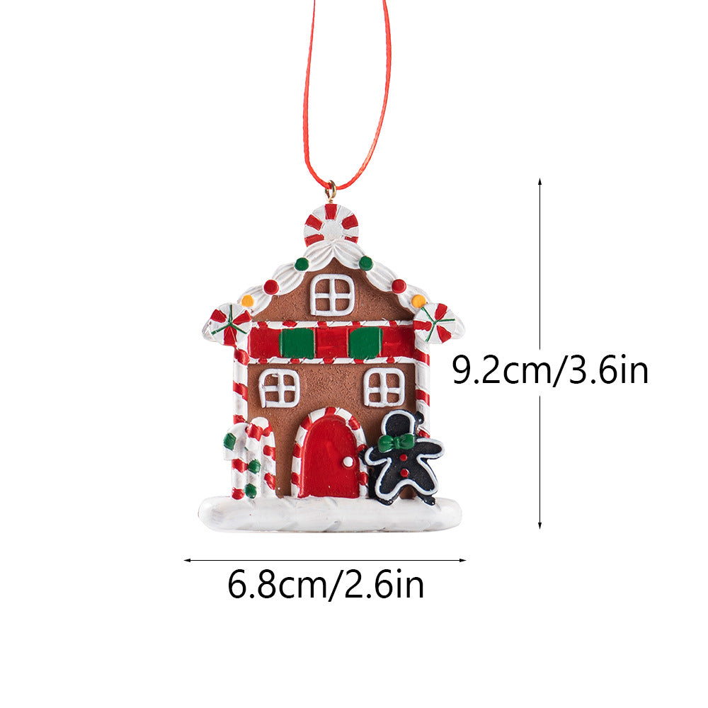 Gingerbread House Ornament for Christmas Tree Decoration
