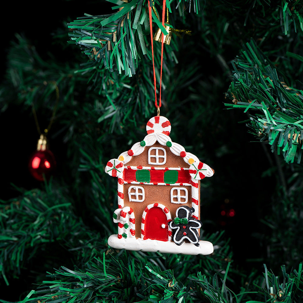 Gingerbread House Ornament for Christmas Tree Decoration