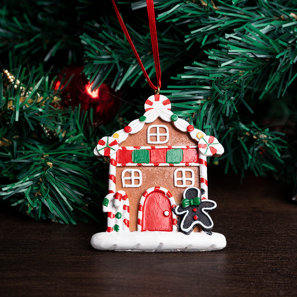 Gingerbread House Ornament for Christmas Tree Decoration