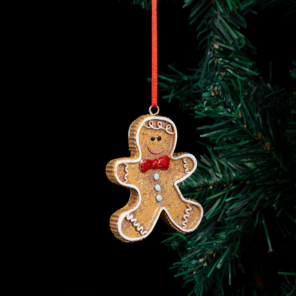 Gingerbread Man Ornament for Christmas Tree Decoration