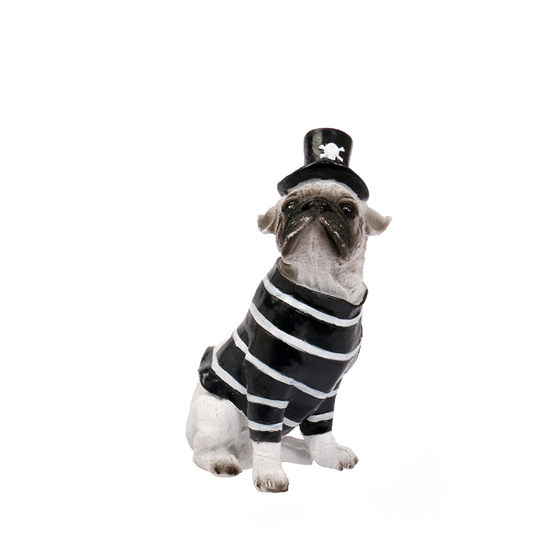 Halloween Pirate Dog Resin Decoration