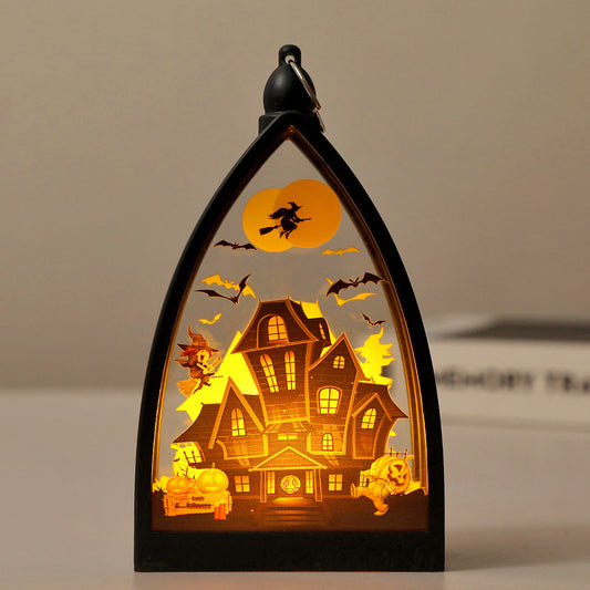 Haunted Castle Halloween LED Lantern