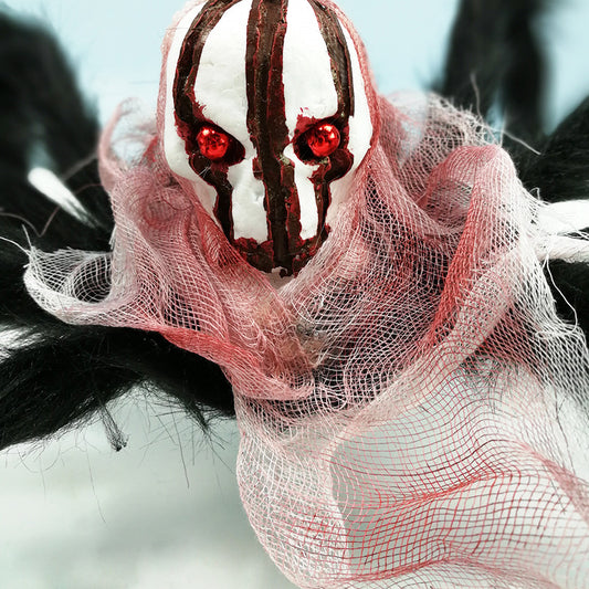 Red Bandana Skull Spider