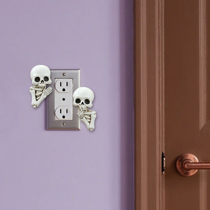 Resin Skull Light Switch Cover Decoration