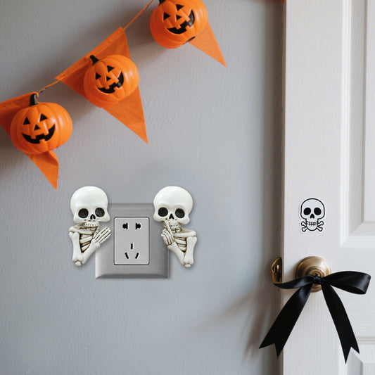 Resin Skull Light Switch Cover Decoration