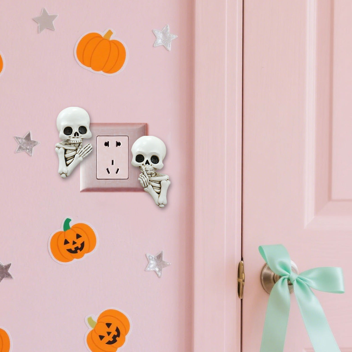 Resin Skull Light Switch Cover Decoration