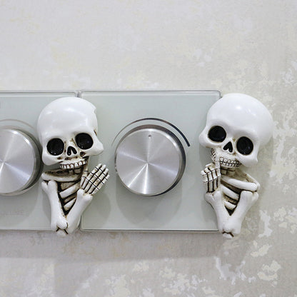 Resin Skull Light Switch Cover Decoration